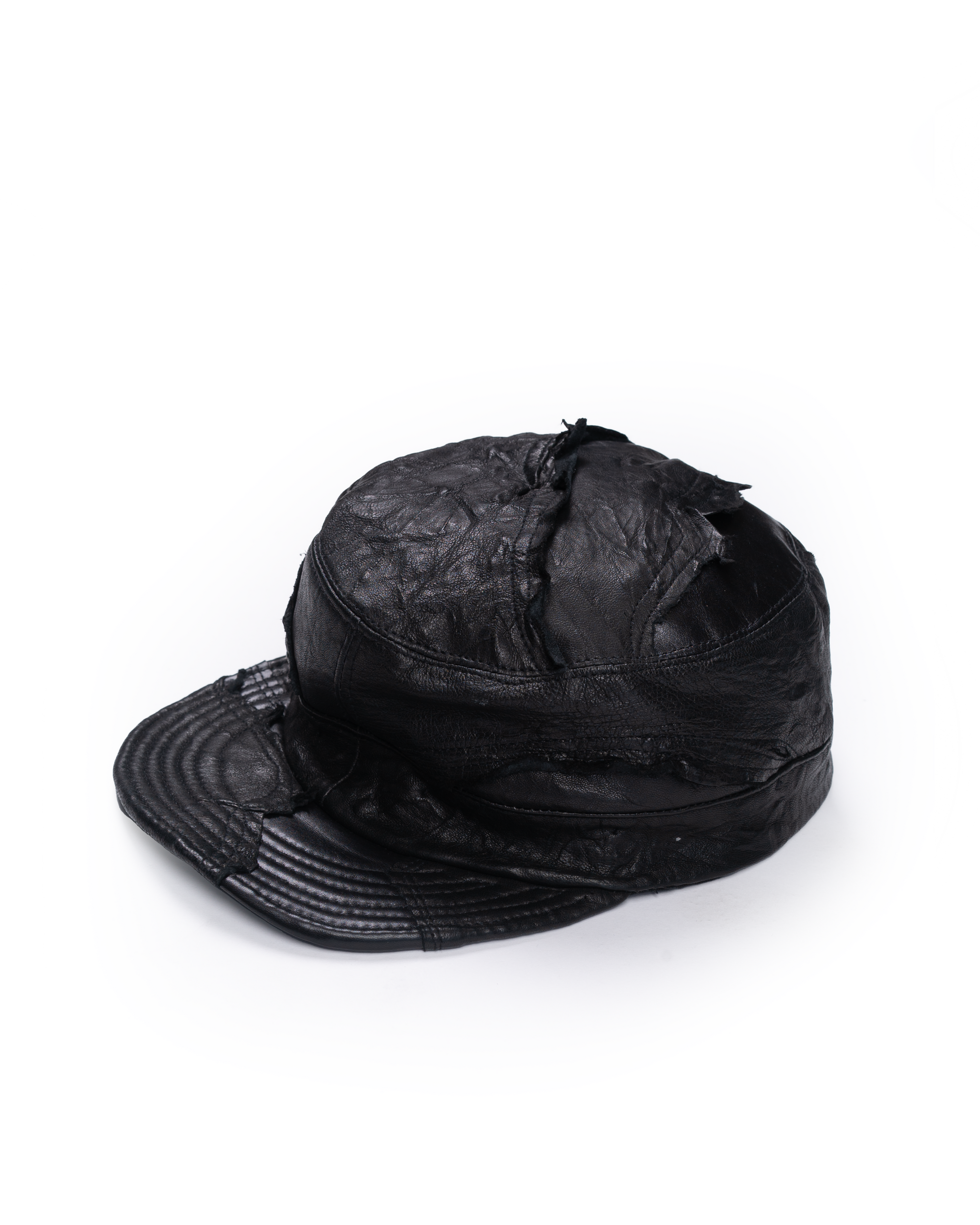 Scrap Leather Militia Hat (Black)