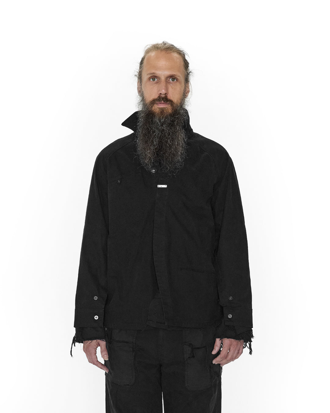 OVERLAY JACKET BLACK SCRAP