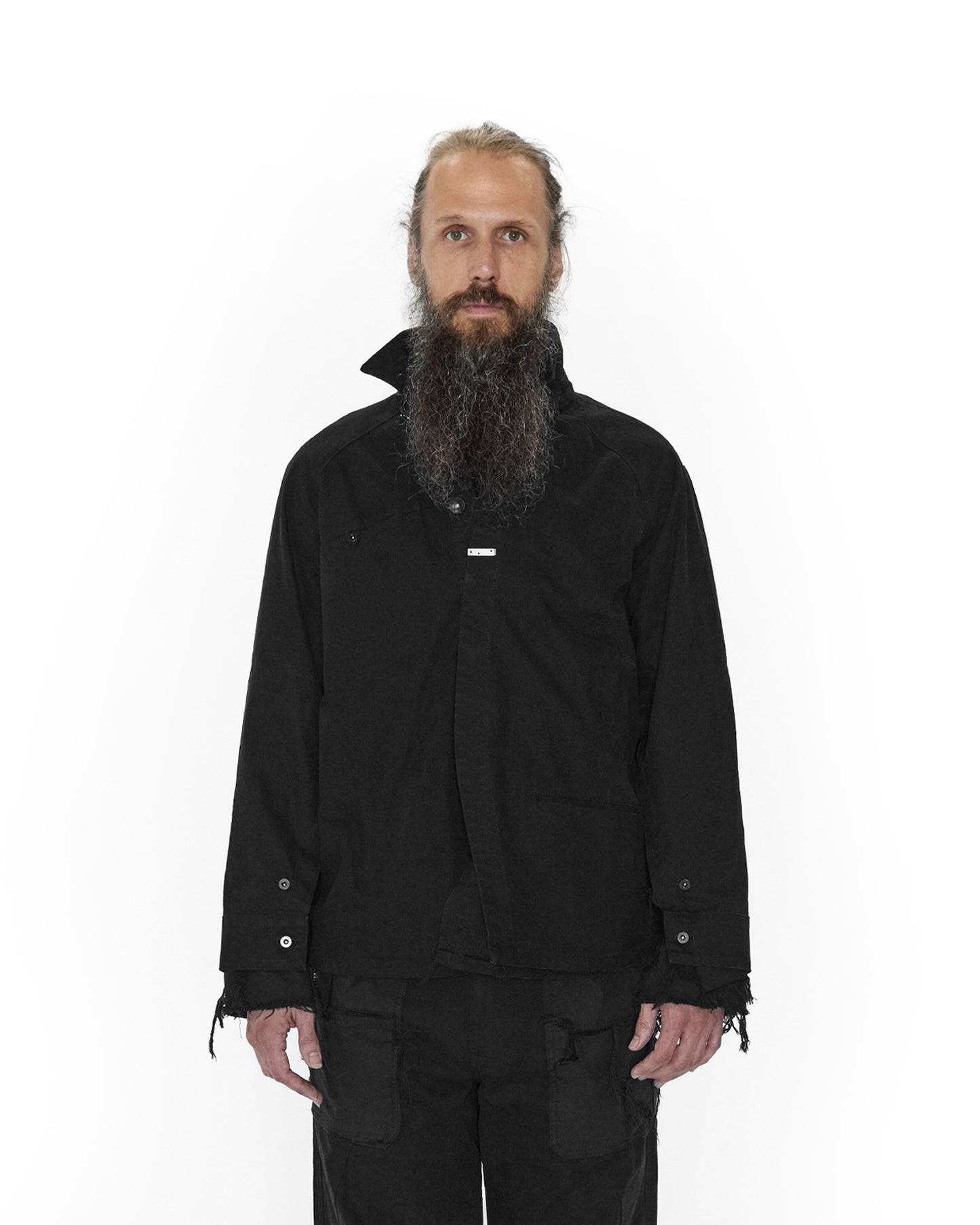 OVERLAY JACKET BLACK SCRAP