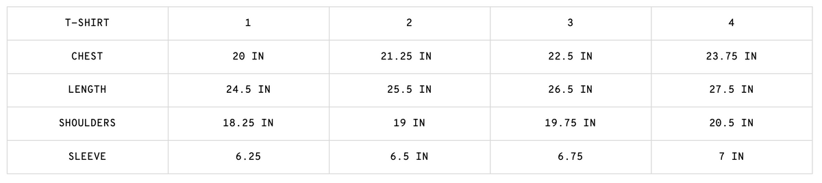 Size Guide