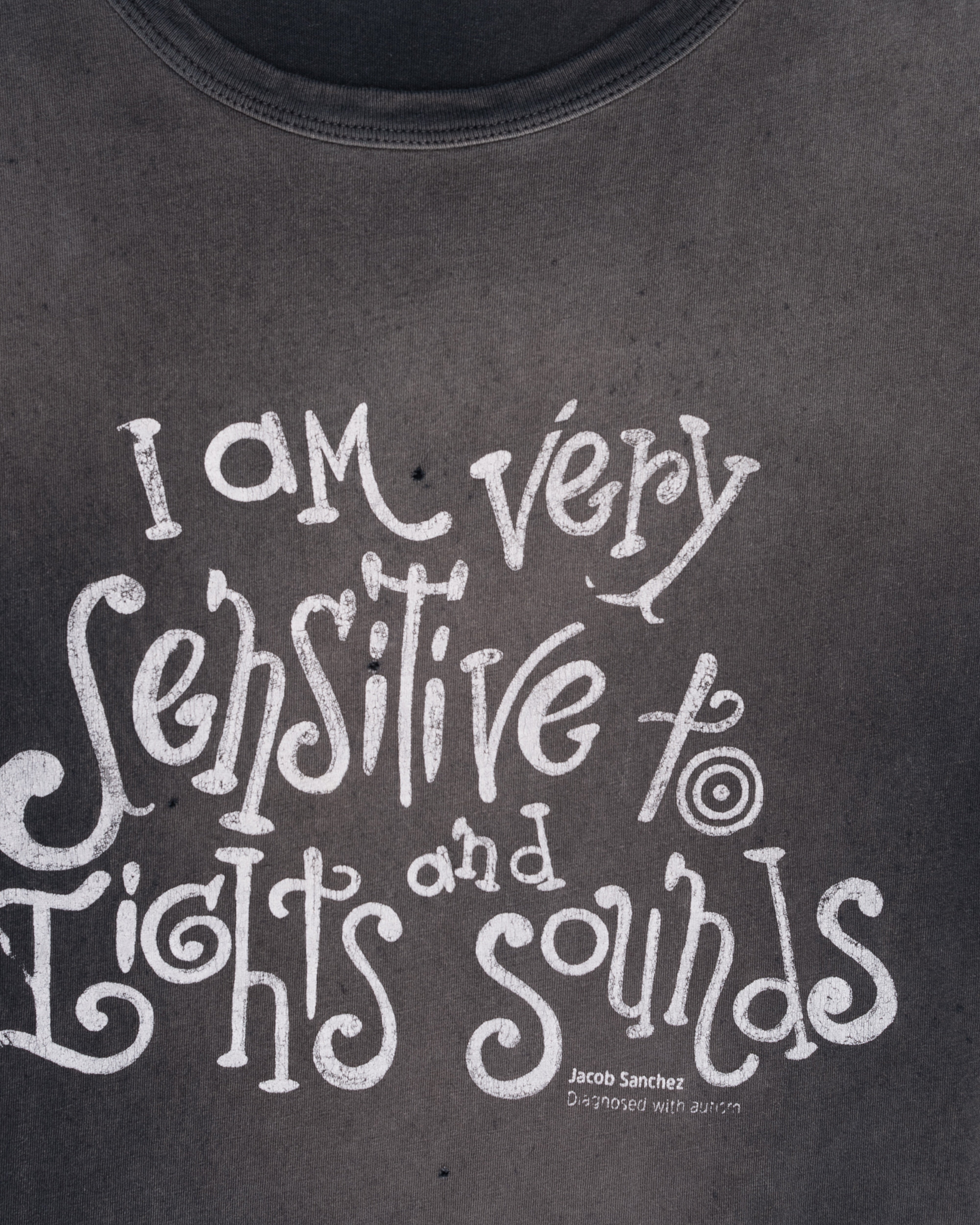 Sensitive T-shirt Aged Black – ANT/ANTI
