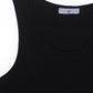 Ribbed Tank Black