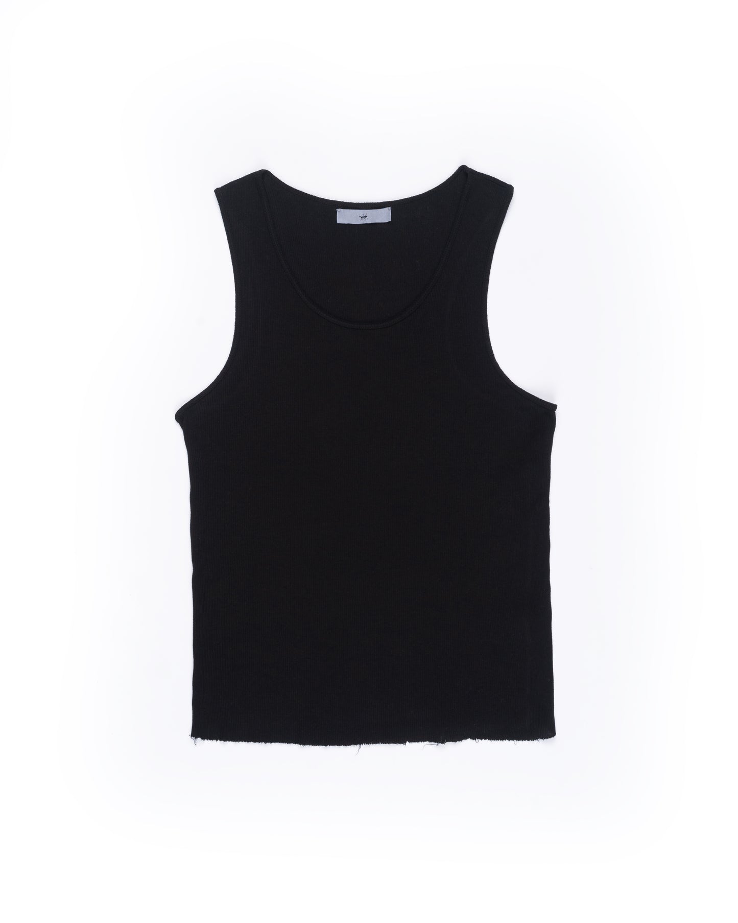 Ribbed Tank Black