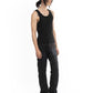 Ribbed Tank Black