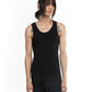 Ribbed Tank Black