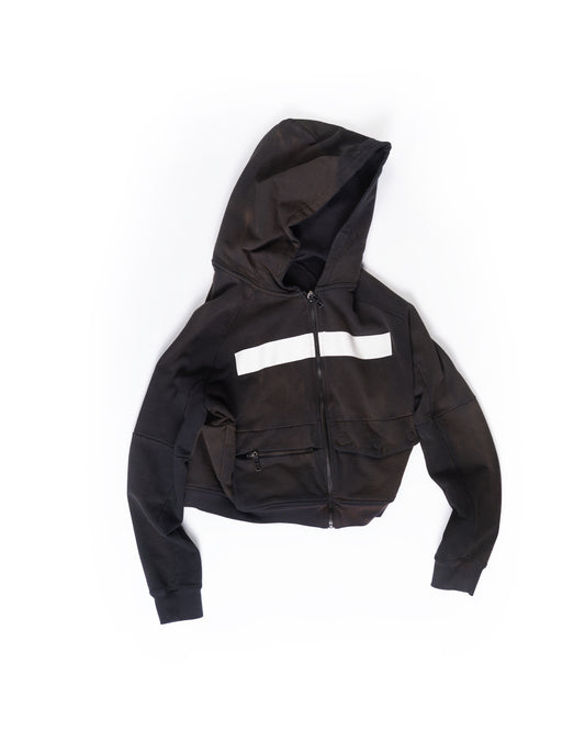 HYBRID HOODIE LINE BLACK POTASSIUM