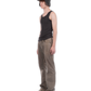 Ribbed Tank Charcoal