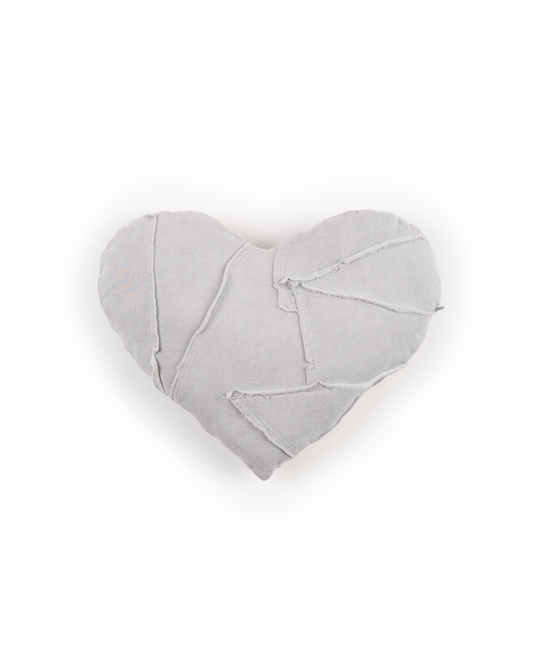 Cement Heart Pillow