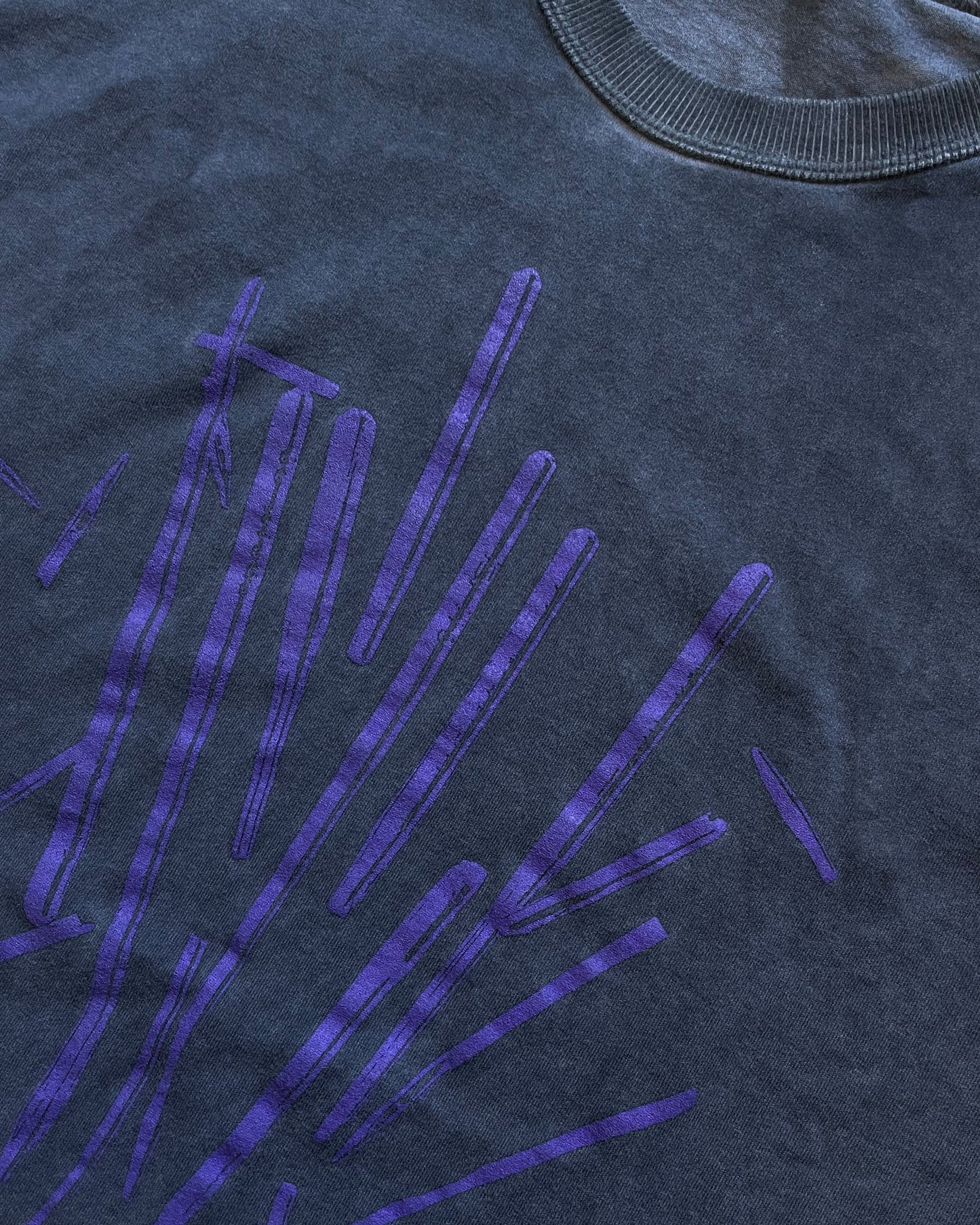 Broken Needles T-shirt Charcoal
