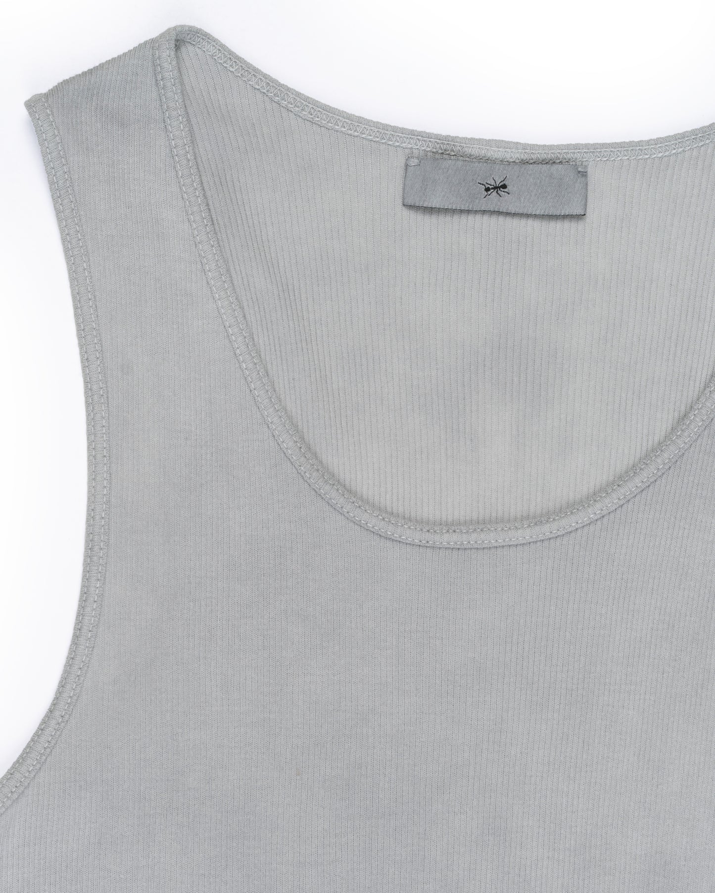 Ribbed Tank V2 Soft Grey